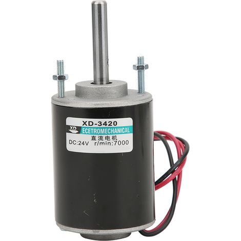 30-w-gleichstrom-elektromotor Mit Permanentmagnet, Hohe Drehzahl Im Uhrzeigersinn/gegen Den Uhrzeigersinn (24 V, 7000 U/min)