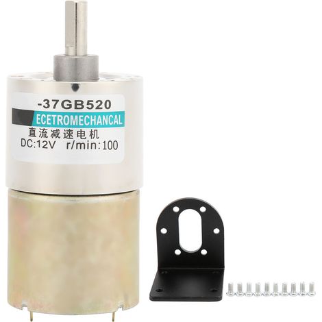 Mikro-untersetzungsmotor Mit Verstellbarer Halterung, Cw/ccw, Hohes Drehmoment, 12 V, Xd-37gb520, 100 U/min