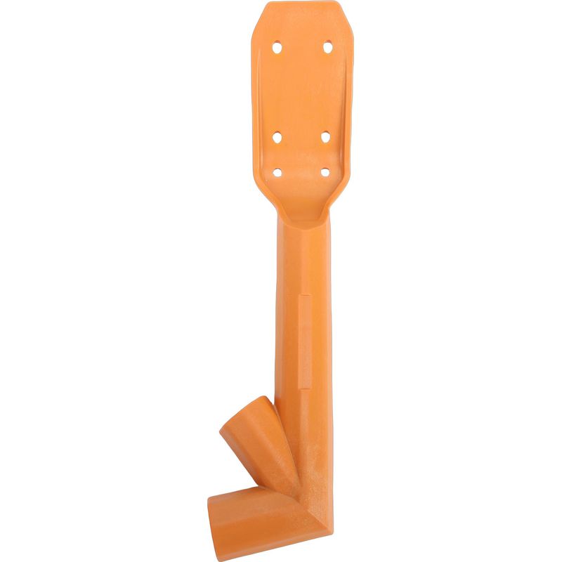 Dachrinnenreinigungswerkzeug, Kunststoff-dachreiniger, Schaufelaufsatz Für Standard-3/4-zoll-gewindepfosten, Orange