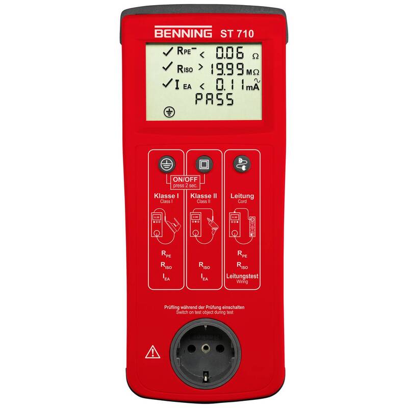 [neuwertig] B-ware Benning St 710 Vde-prüfgerät 701/702 Digitaler Geräetetester Ip40 800g