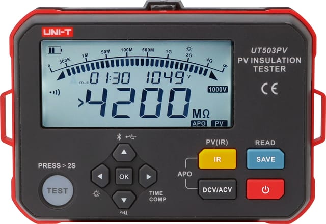 Uni-t - PV-Isolationswiderstandstester UT503PV