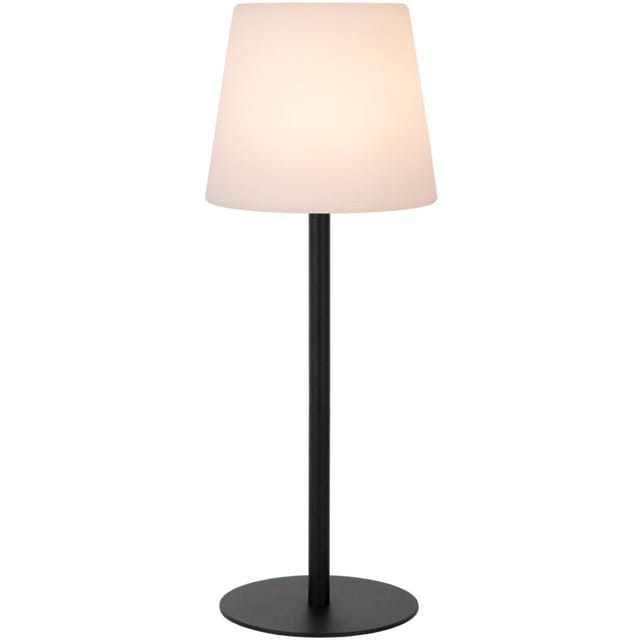 Tyon - wiederaufladbare Tischlampe Innen/Außen - Akku/Batterie - led Dim. - 1x2W 2700K - IP65 - Schwarz - Lucide