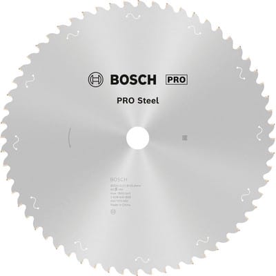 Bosch PRO Steel Sägeblatt Kreissägeblatt für Kreissägen, Netz- / kabelgebunden, 305 x 2,2 x 25,4 mm, T60