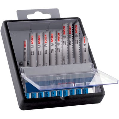Pro Metal and Alu Stichsägeblatt Set, 92 mm, 10-tlg.