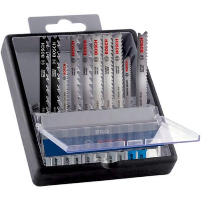 Pro Wood and Metal Stichsägeblatt Set, t 144 dp, t 123 xf, 100 mm, 10-tlg. - Bosch