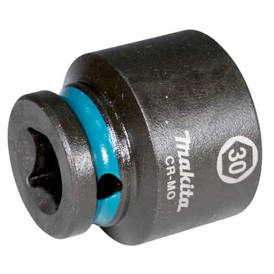 E-16221 Steckschlüssel 1/2" SW30 Impact Black kurz - Makita