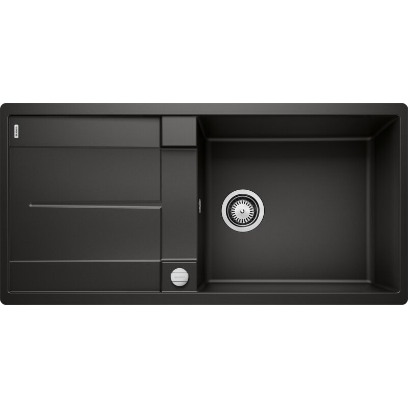 Blanco Metra Xl 6 - Silgranitspüle, 99x49 Cm, Mit Ablaufbedienung, Schwarz 525933