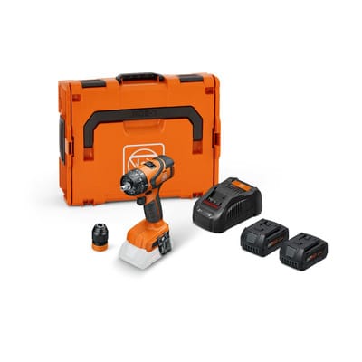 Fein - Bohrschrauber abs 18 q as (2 x 5,0 Ah + GAL1880CV + L-Boxx 136)