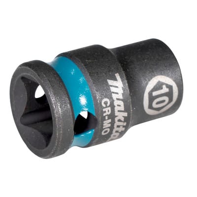 E-15914 Steckschlüssel 3/8" SW10 Impact Black kurz - Makita