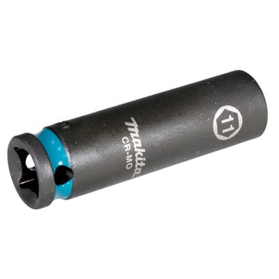 E-16287 Steckschlüssel 3/8" SW11 Impact Black lang - Makita