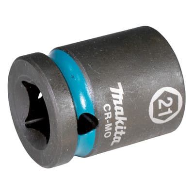 E-16178 Steckschlüssel 1/2" SW21 Impact Black kurz - Makita
