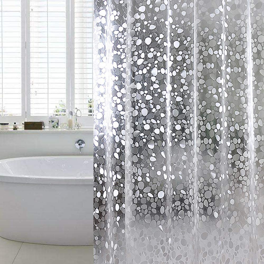 Rideau De Douche , Anti-moisissure, Étanche À La Baignoire, 100% Eva, 180 X 200 Cm Incl. 12 Anneaux De Rideau De Douche