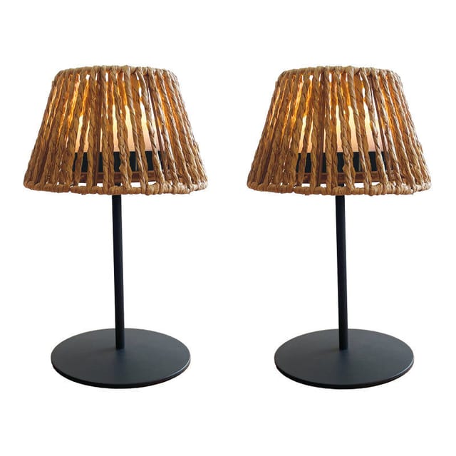 Tischlampe 2er Set twins raffy h23,5 cm