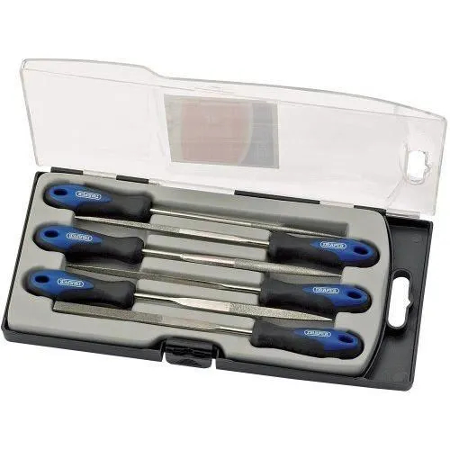 Feinwerkzeuge Draper Precision Files Diamant Weicher Griff 6 Stk