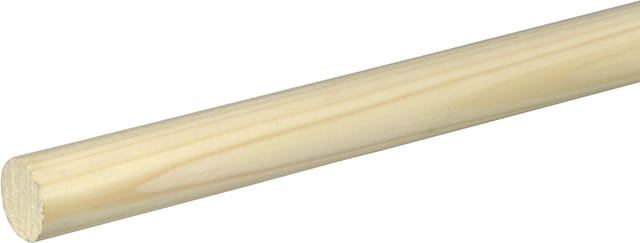 Rundstab 100 cm 28 x 28 mm Fichte oder Kiefer Leisten - Fn Neuhofer