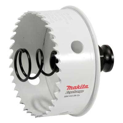 Lochsäge ezychange BiM ø 64 mm, für dünne Bleche, mit Gegendruckfeder - Makita
