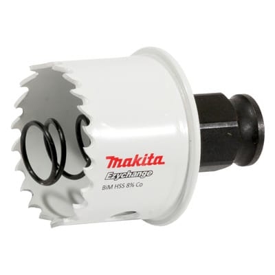 Lochsäge ezychange BiM ø 38 mm, für dünne Bleche, mit Gegendruckfeder - Makita