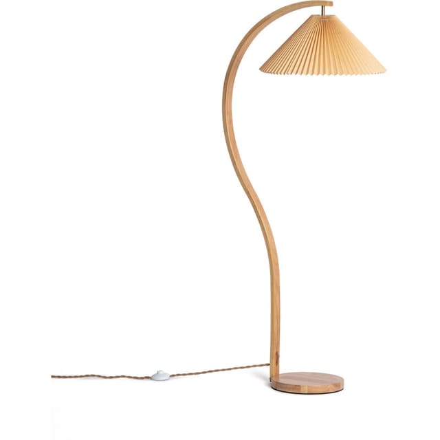 Stehlampe Holz Luanda Orange