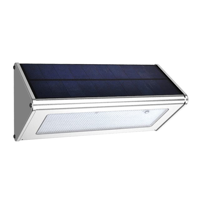 Solar-LED-Induktionslicht Außenbeleuchtung Aluminiumlegierungsschale 4 Modi Hohe Helligkeit Hohe Textur Wandlampe