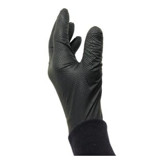 Gogrip pro Nitril-Handschuhe, Schwarz, l, 50 Stk.