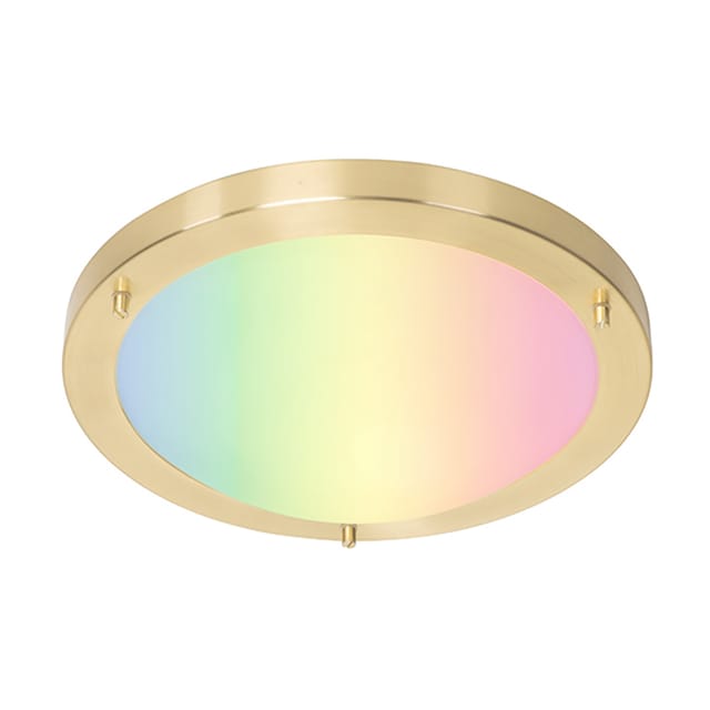 Smarte Deckenleuchte Gold 31 cm IP44 inkl. Wifi A60 - Yuma