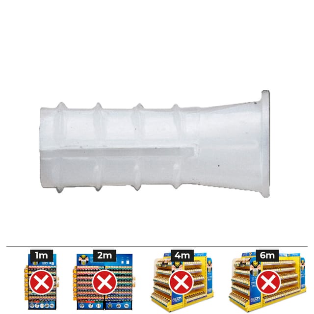 CELO 915B - Kunststoffstopfen de Typ B für dünne Wandstärken of 5 mm (Packung mit 500 Stk.)