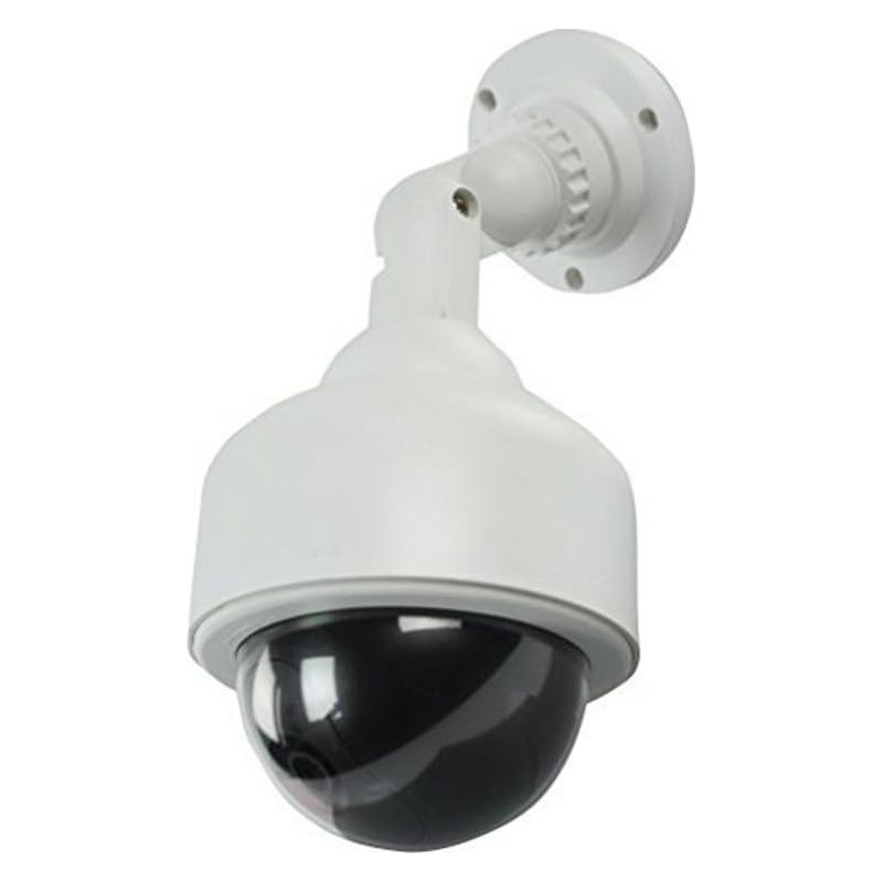 1 X Attrappe Einer Sicherheitskamera, Wasserdichte Cctv-kamera Mit Ir-led-blitzlicht, Für Die Innen- Und Außenüberwachung