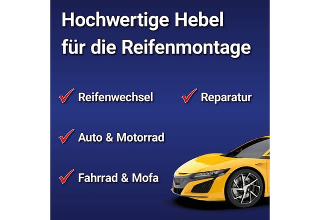 Bituxx - 4er Set Reifen Montiereisen Satz Reifen Montierhebel Reifenmontage Montagehebel