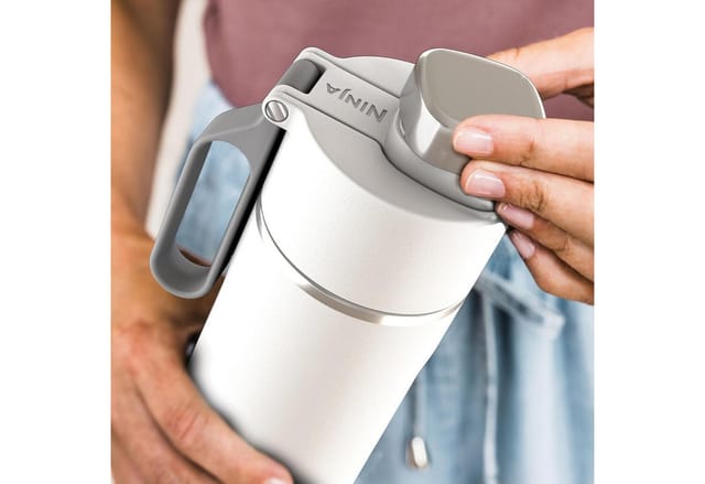 Thermoflasche Ninja Thirsti 530 Ml Edelstahl Dunkelgrau