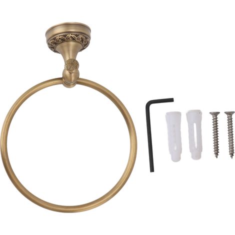 Runder Handtuchring Aus Kupfer, Wandhalterung Für Die Handbrause, Handtuchhalter Fürs Badezimmer