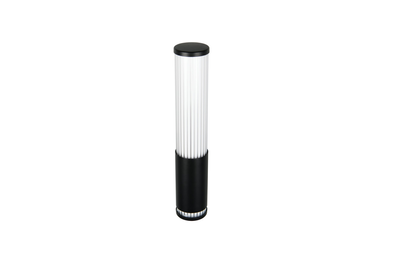 Trio LED-Wandleuchte Stefano schwarz matt 5,2 x 29 cm Steckdose Bild 3