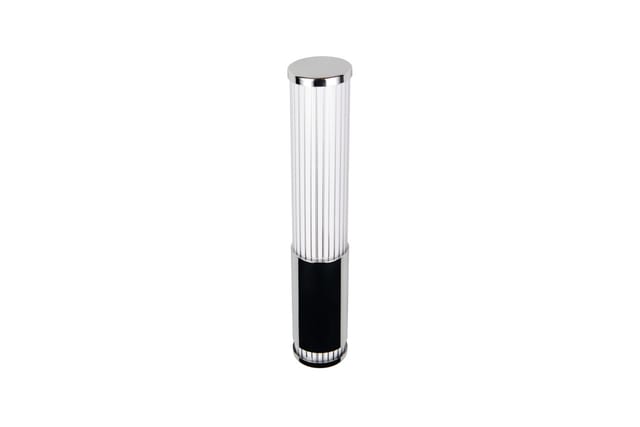 Trio LED-Wandleuchte Stefano chrom mit Steckdose CCT