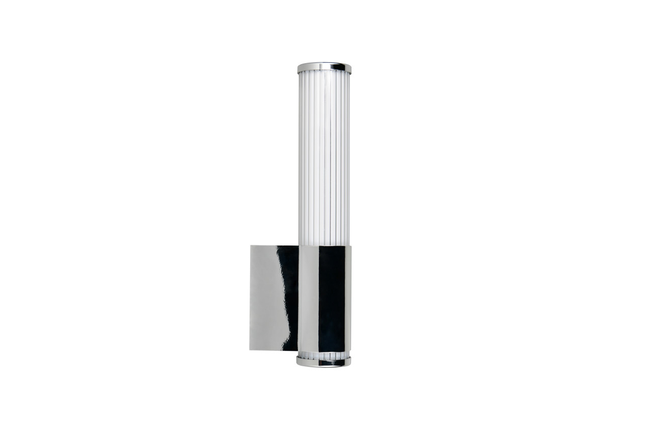 Trio LED-Wandleuchte Stefano chrom mit Steckdose CCT Bild 2