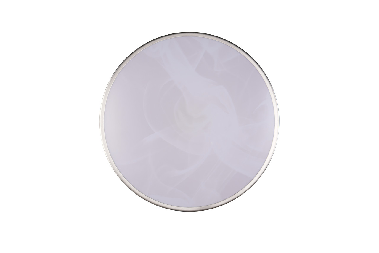 Trio LED-Deckenleuchte Fena Ø38,5 cm Nickel matt DIP-Switch