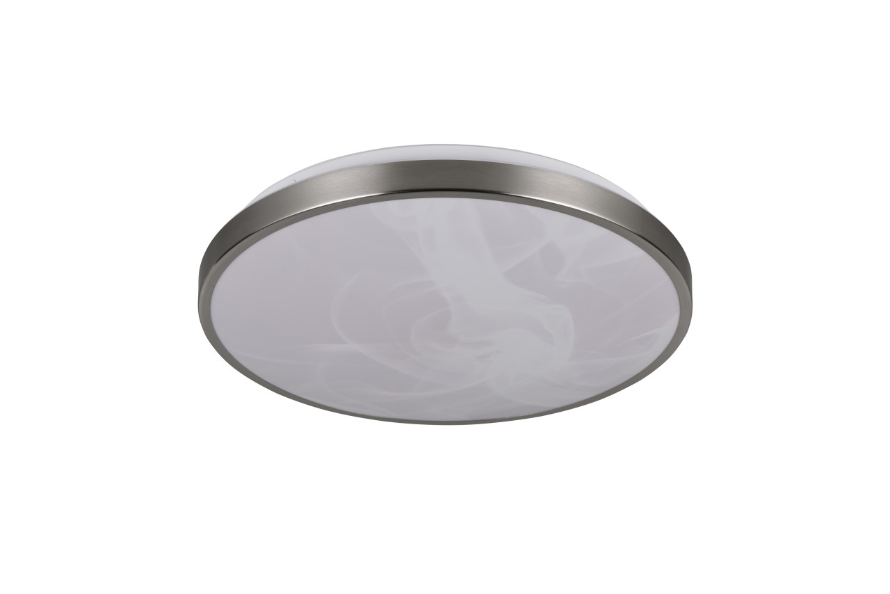 Trio LED-Deckenleuchte Fena Ø38,5 cm Nickel matt DIP-Switch Bild 4