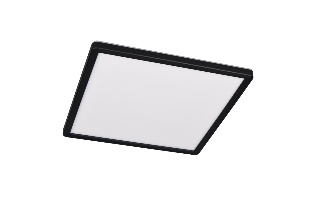 Reality LED-Deckenleuchte Emra schwarz matt Memory Funktion warmweiß-neutralweiß Bild 2