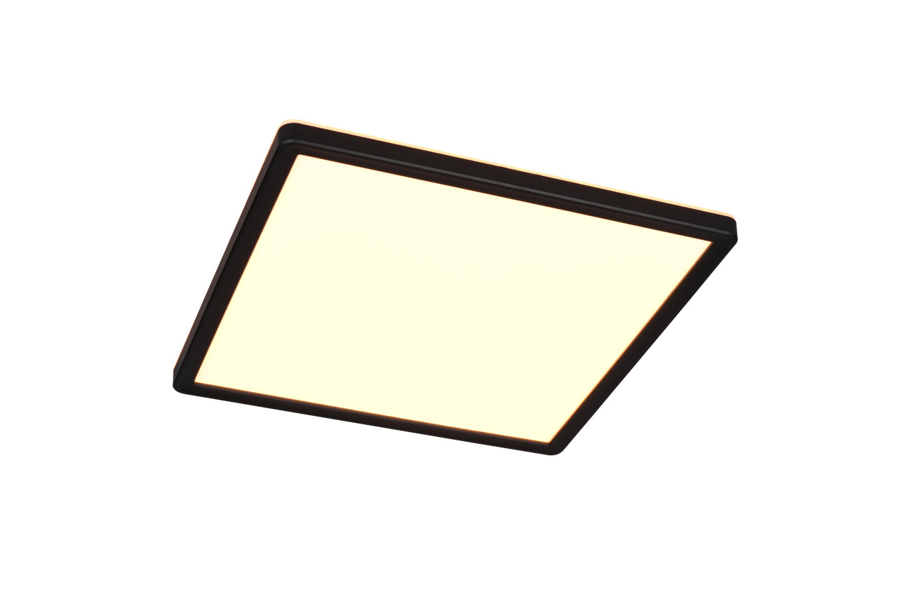 Reality LED-Deckenleuchte Emra schwarz matt Memory Funktion warmweiß-neutralweiß Bild 5