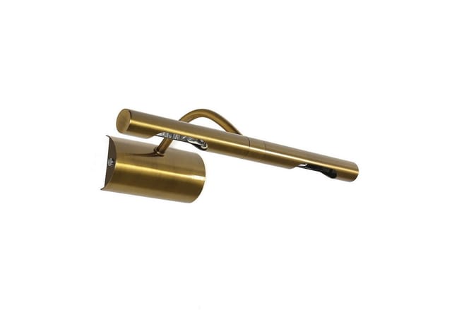 Elegante Bilderlampe in Messing Antik G9 29cm breit Klassisch