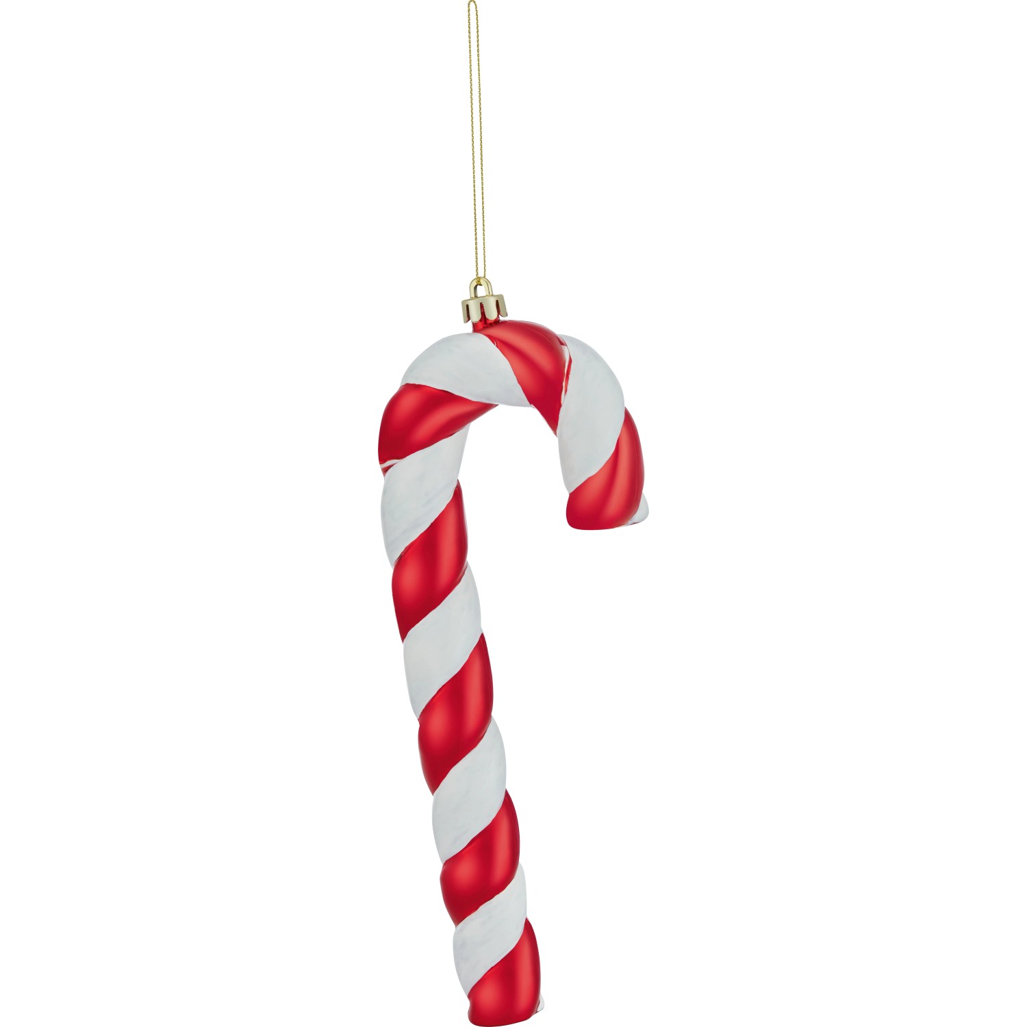 OBI Weihnachtskugel Zuckerstange Rot-Weiß 25 cm