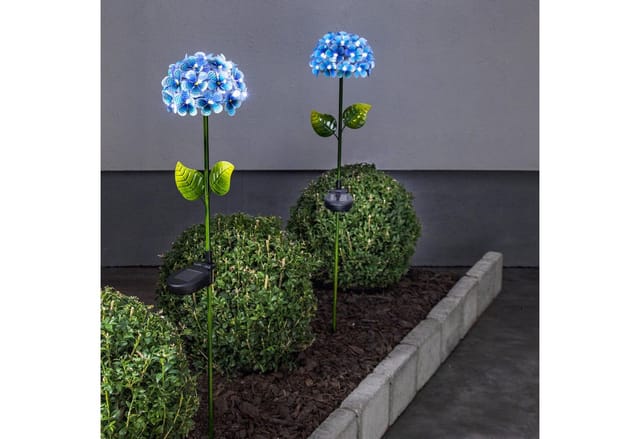 Star - Trading Solar-Erdspieß Hortensia, blau