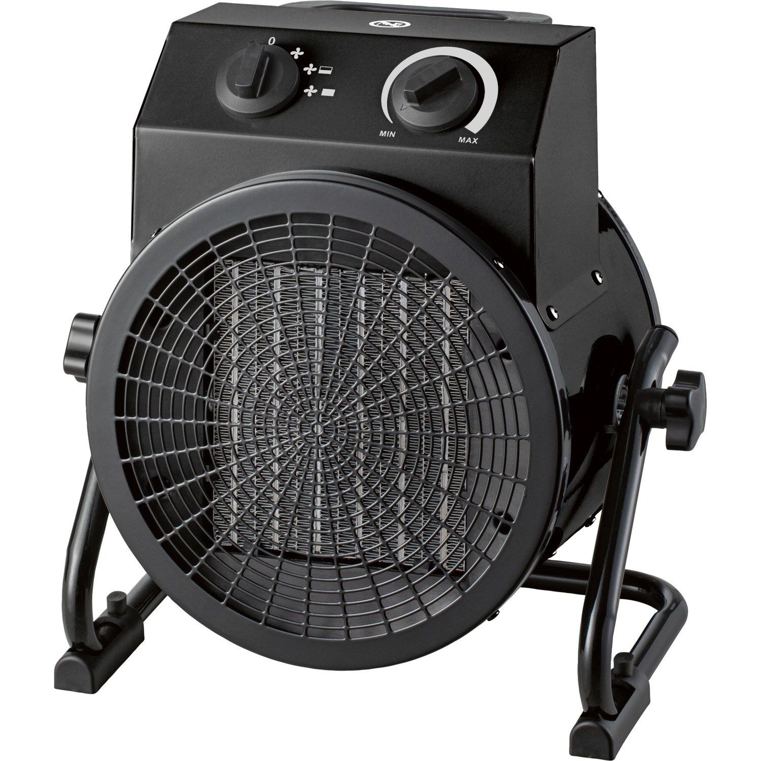 Keramik-Heizgerät & Ventilator 2in1 Lieksa 5.000 W Schwarz