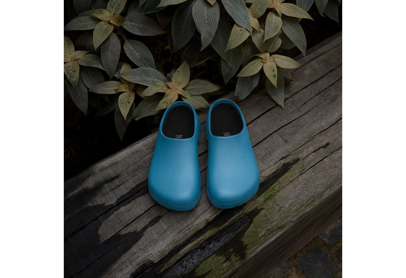 Birkenstock Clog Super Birki 2.0 PU Gr. 43 Tinte Blau Bild 3