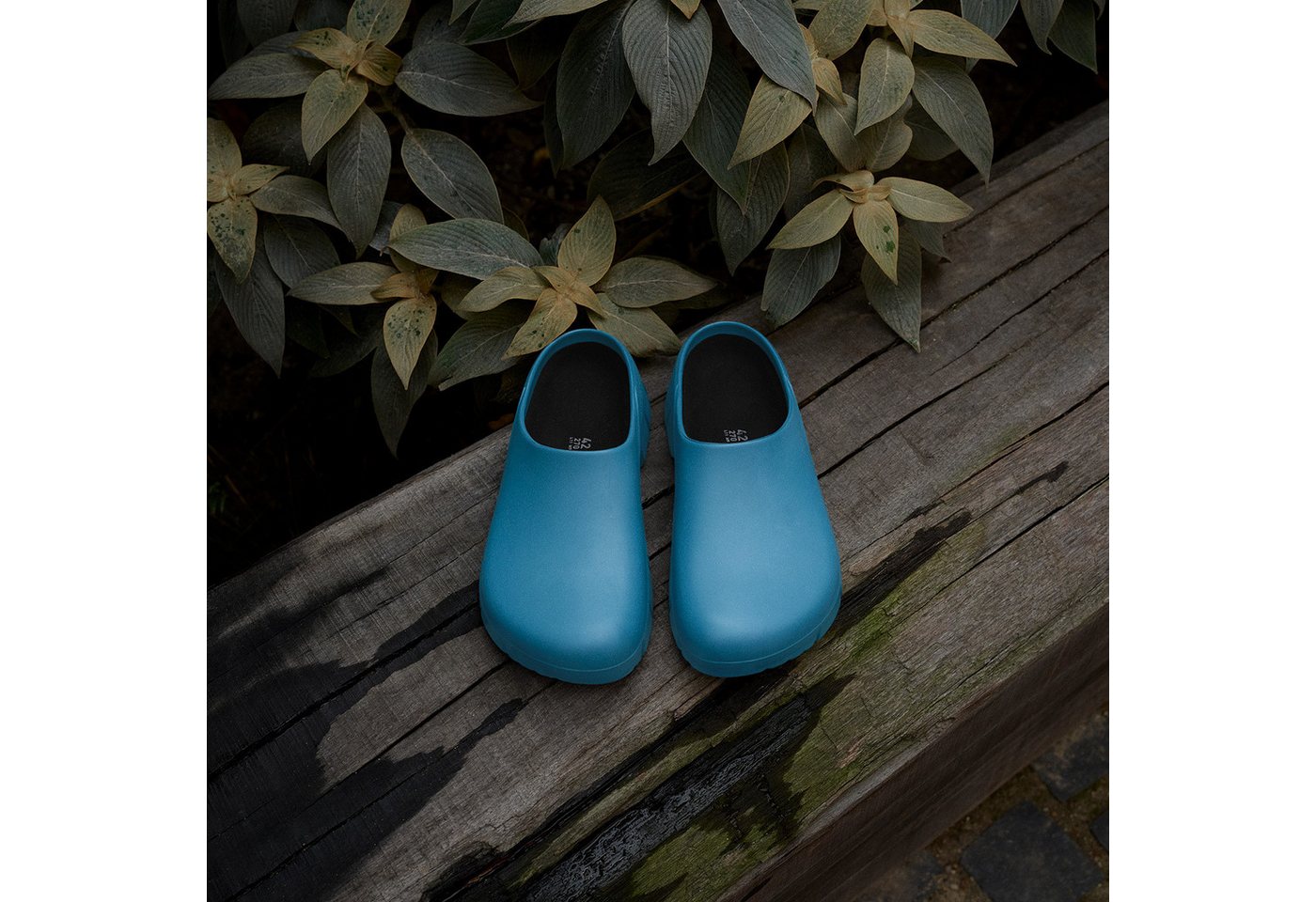 Birkenstock Clog Super Birki 2.0 PU Gr. 44 Tinte Blau Bild 2