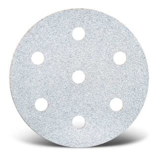 MENZER White Klett-Schleifscheiben, 90 mm, 7-Loch, f. Exzenterschleifer, Normalkorund (50 Stk.) K60