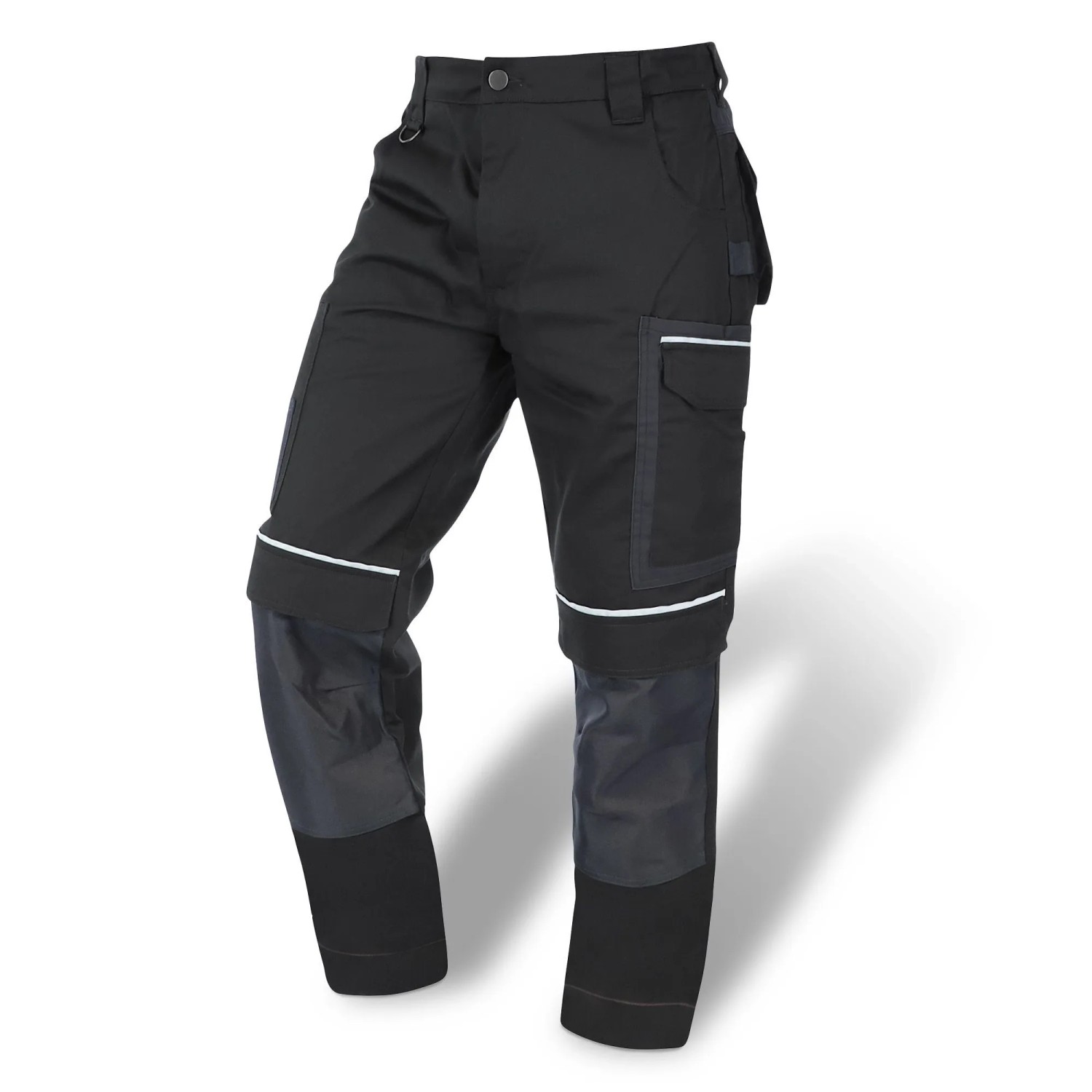 Eliworx Bundhose Workwear mit Stifttasche Gr. 62 Anthrazit-Schwarz