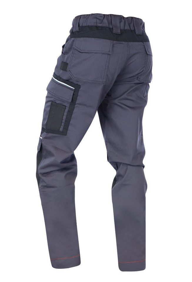 Eliworx Bundhose Workwear mit Stifttasche Gr. 64 Grau Bild 2