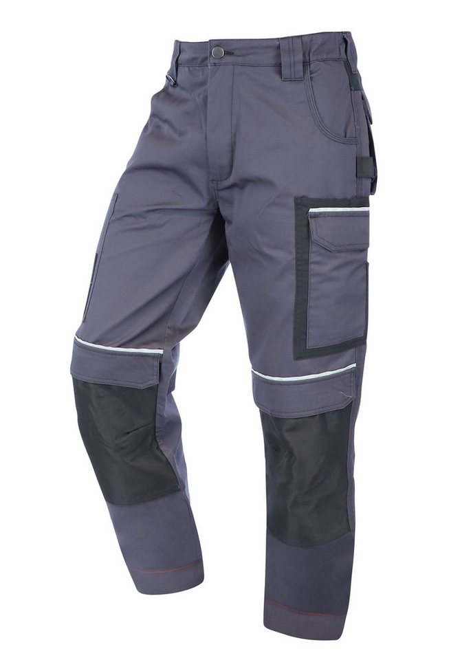 Eliworx Bundhose Workwear mit Stifttasche Gr. 64 Grau Bild 3