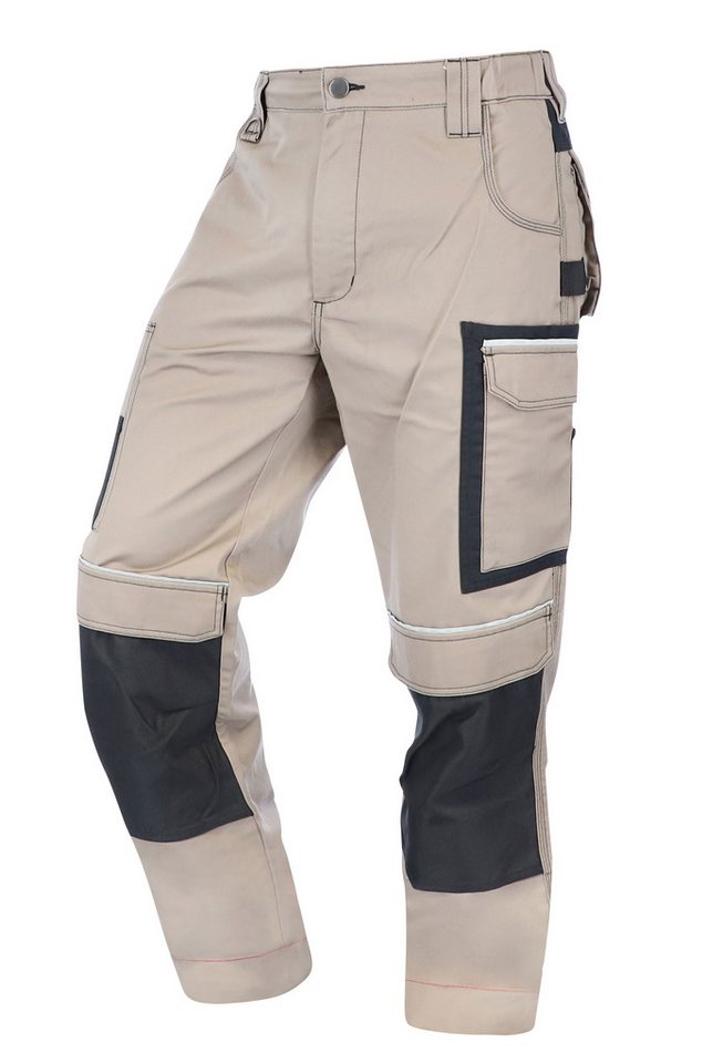 Eliworx Bundhose Workwear mit Stifttasche Gr. 50 Beige Bild 2