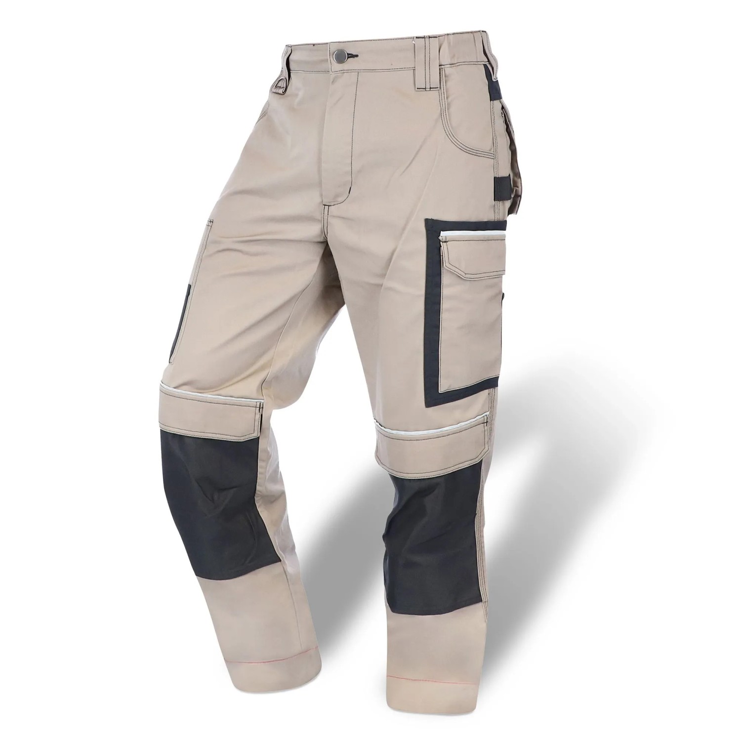 Eliworx Bundhose Workwear mit Stifttasche Gr. 48 Beige
