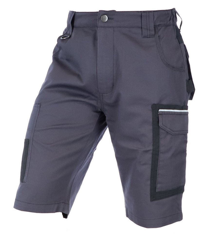 Eliworx Shorts Workwear mit Stifttasche Gr. 58 Grau Bild 3